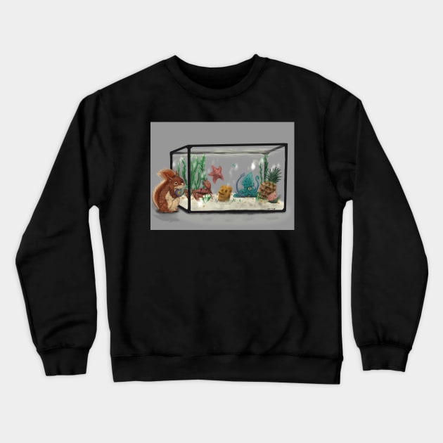 SpongeBob IRL Crewneck Sweatshirt by JoshErichDigitalInk